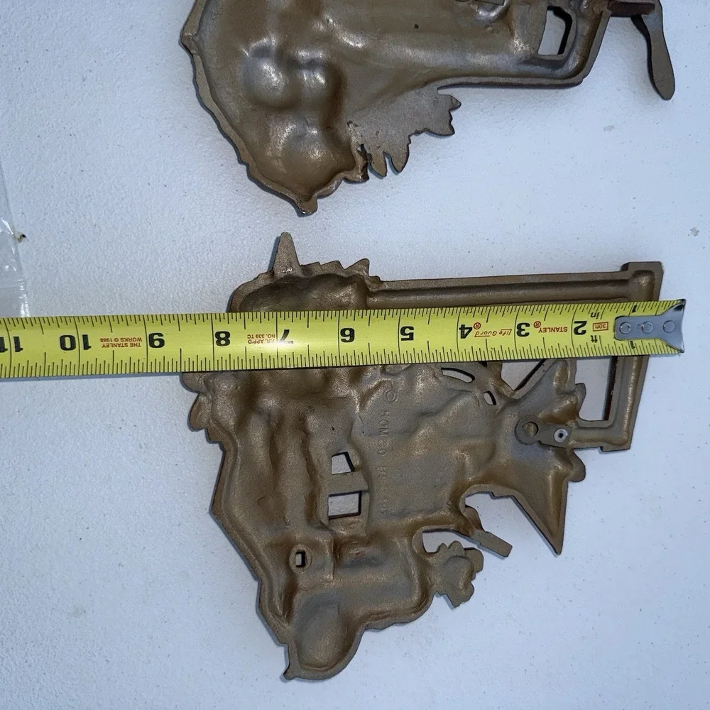 VTG 1978 HOMCO 8x6 SET COLORFUL METAL WALL‎ PLAQUES APPLE PRESS & CORN SHELLER